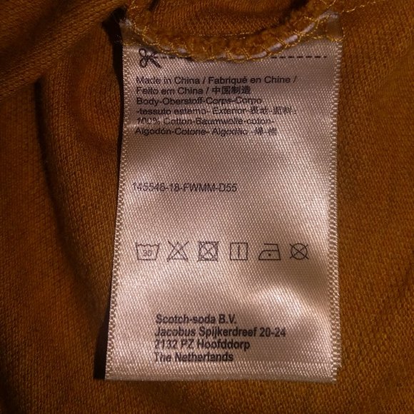 Unique Scotch and Soda Mustard Color Polo size XL - Picture 8 of 8